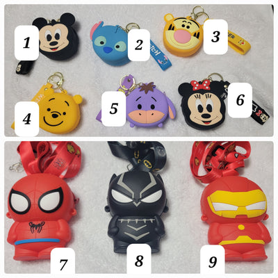 Coin Purse/ Pouch Keychains