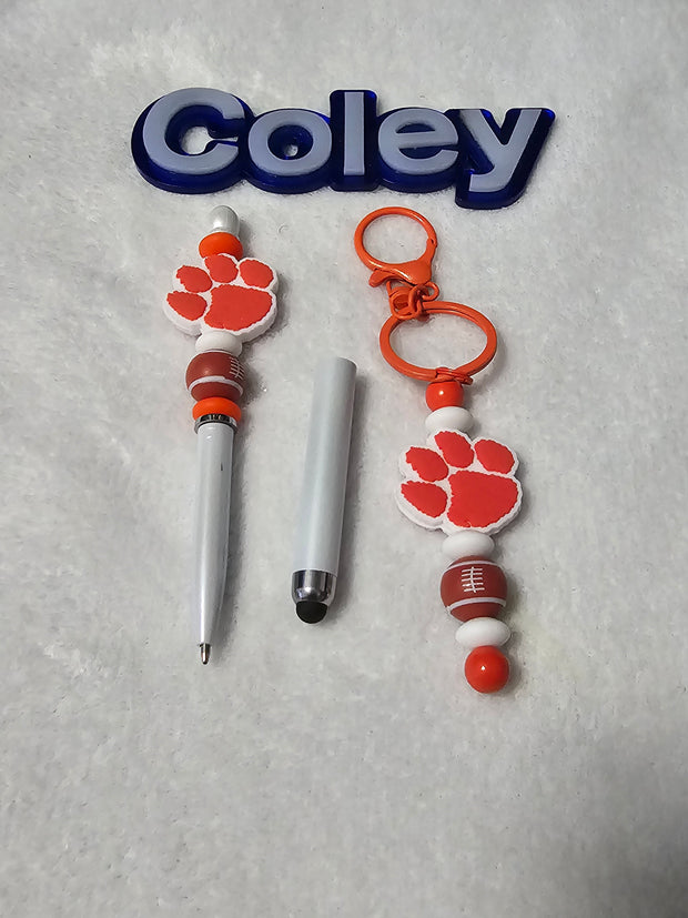 Pen/Stylus & Keychain Set