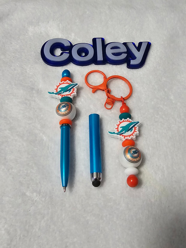 Pen/Stylus & Keychain Set