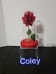 Valentine's Blinged Roses in a Jar