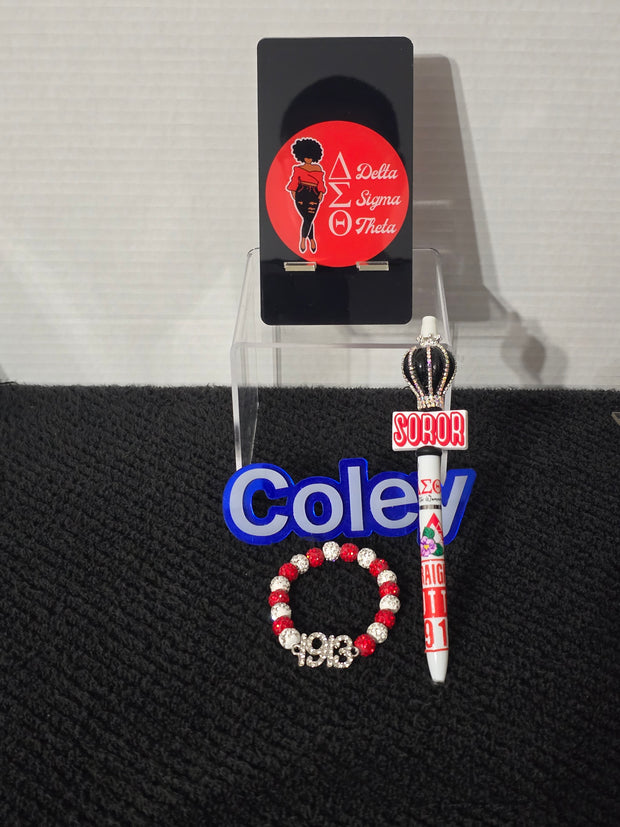 Phone Holder, Bracelet, Pen Sets