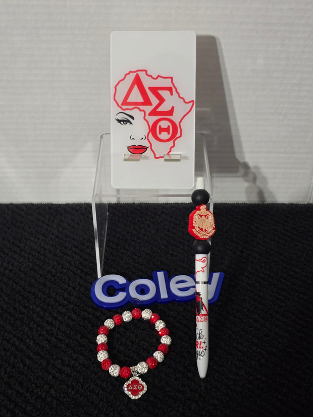 Phone Holder, Bracelet, Pen Sets