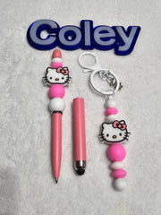 Pen/Stylus & Keychain Set