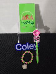 Phone Holder, Bracelet, Pen Sets