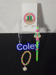 Phone Holder, Bracelet, Pen Sets